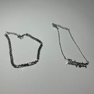 Chain “Babygirl” Anklet/Bracelet Set